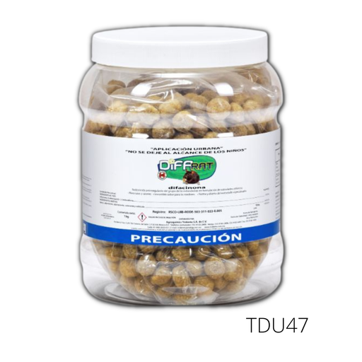 [TDU47] DIFARAT Difacinona 0.005% canicas 1 kg