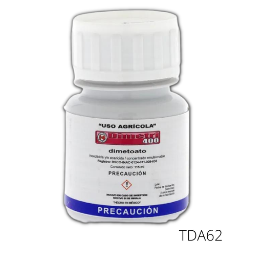 [TDA62] DIMETRI 400 Dimetoato 38.50% 115 ml USO AGRICOLA