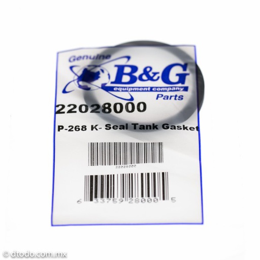 [RBG12] EMPAQUE P/CIERRE DE BOMBA B&G P-268 395610