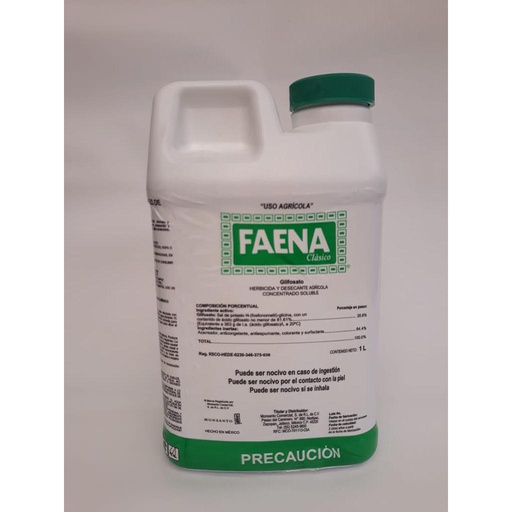 [VAG11] FAENA CLASICA Glifosato 35.6% 1 L USO AGRICOLA