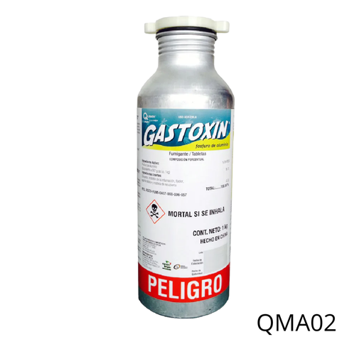 [QMA02] GASTOXIN Fosfuro Aluminio 56% 333 pastillas USO AGRICOLA