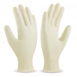 [VAU134] GUANTE DE LATEX NO ESTERIL TALLA MEDIANA C/100PZ