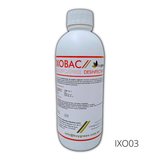 [IXO03] IXOBAC  DESINFECTANTE CONCENTRADO 1 LT