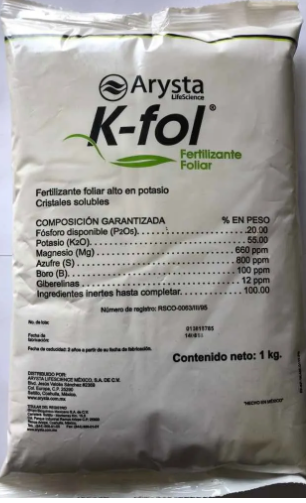 [VAG295] K FOL 0-20-50 1 kg USO AGRICOLA