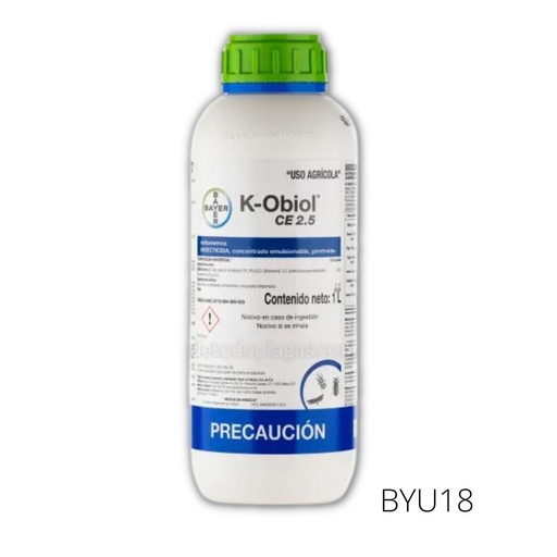 [BYU18] K-Obiol Deltametrina 2.5% + BP 1L Insecticida USO AGRICOLA