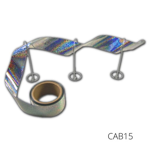 [CAB15] LISTON ESPANTA PAJAROS BIRD-X (0.05 X 30.5 M)