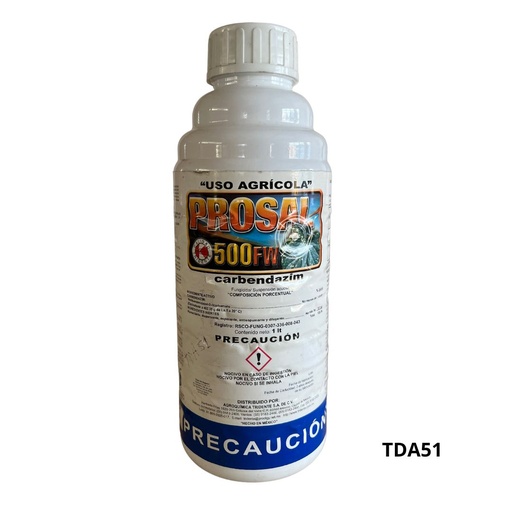 [TDA51] PROSAL 500 FW Carbendazim 43% 1 L USO AGRICOLA