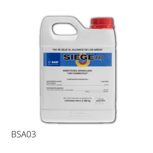 [BSA03] Siege Pro Hidrametilona .73% Hormiga 180 g