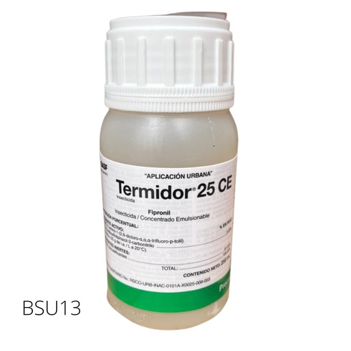 [BSU13] Termidor 25 Ce Fipronil 3% Solución líquida Insecticida 250 ml