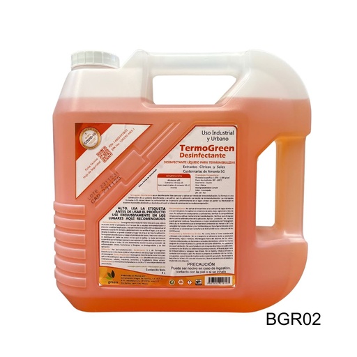 [BGR02] TERMOGREEN DESINFECTANTE 5 LT