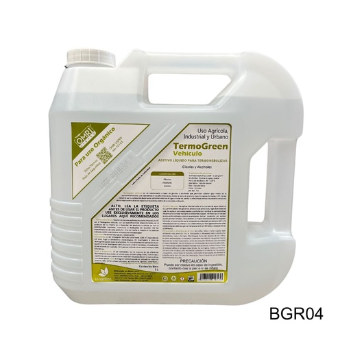 [BGR04] TERMOGREEN VEHICULO TERMONEBULIZABLE 5 LT