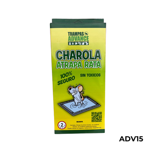 [ADV15] TRAMPA CHAROLA ATRAPA RATAS 1PAR