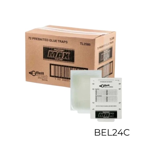 [BEL24C] TRAPPER MAX  TRAMPA DE PEGAMENTO 13 X 20 TL2586 CAJA 72 pzas.