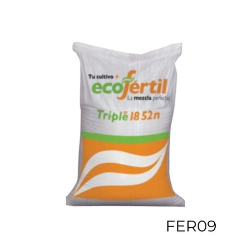 [FER09] TRIPLE 18 SACO 25 KG. USO AGRICOLA