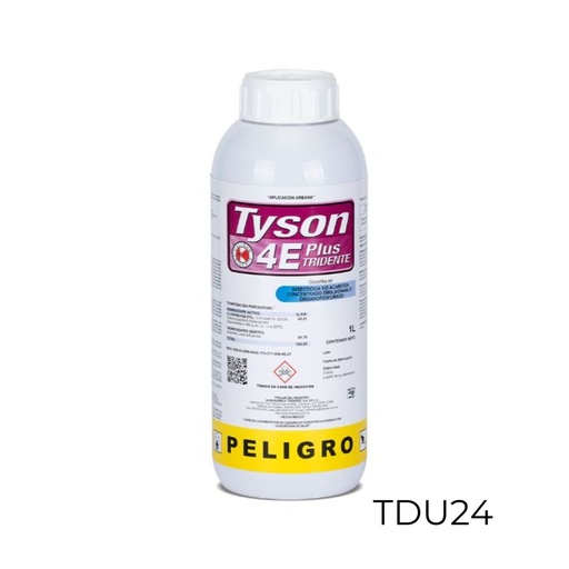 [TDU24] Tyson 4E Clorpirifos etil 45.21% 1 L Insecticida