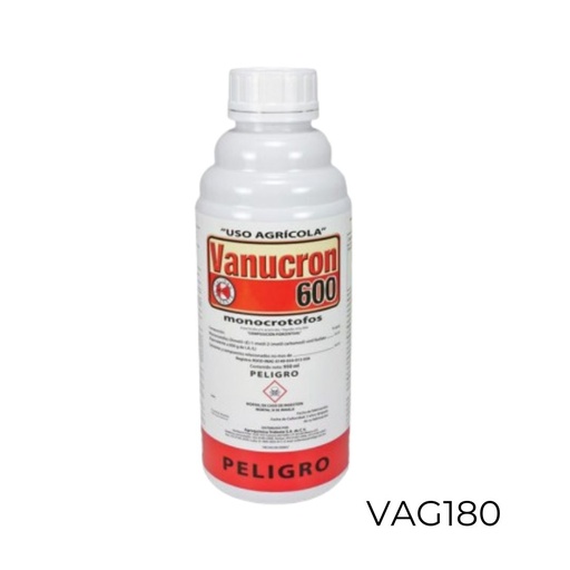 [VAG180] VANUCRON 600 Monocrotofos 56% 950ml USO AGRICOLA