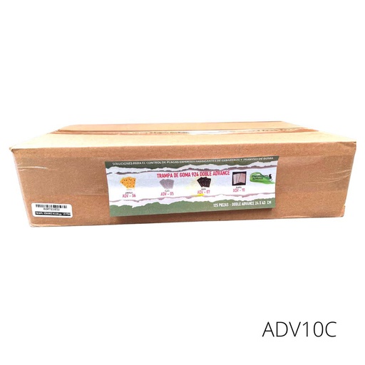 [ADV10C] 924 ECO blanca DOBLE ADVANCE 23X43CM TRAMPA PEG. VOLADORES